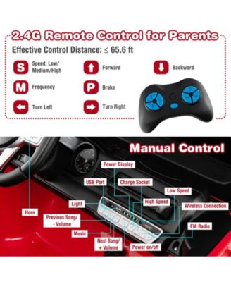 12V 2-Seat Licensed Kids Ride On Toyota FJ40 Car with 2.4G Remote Control