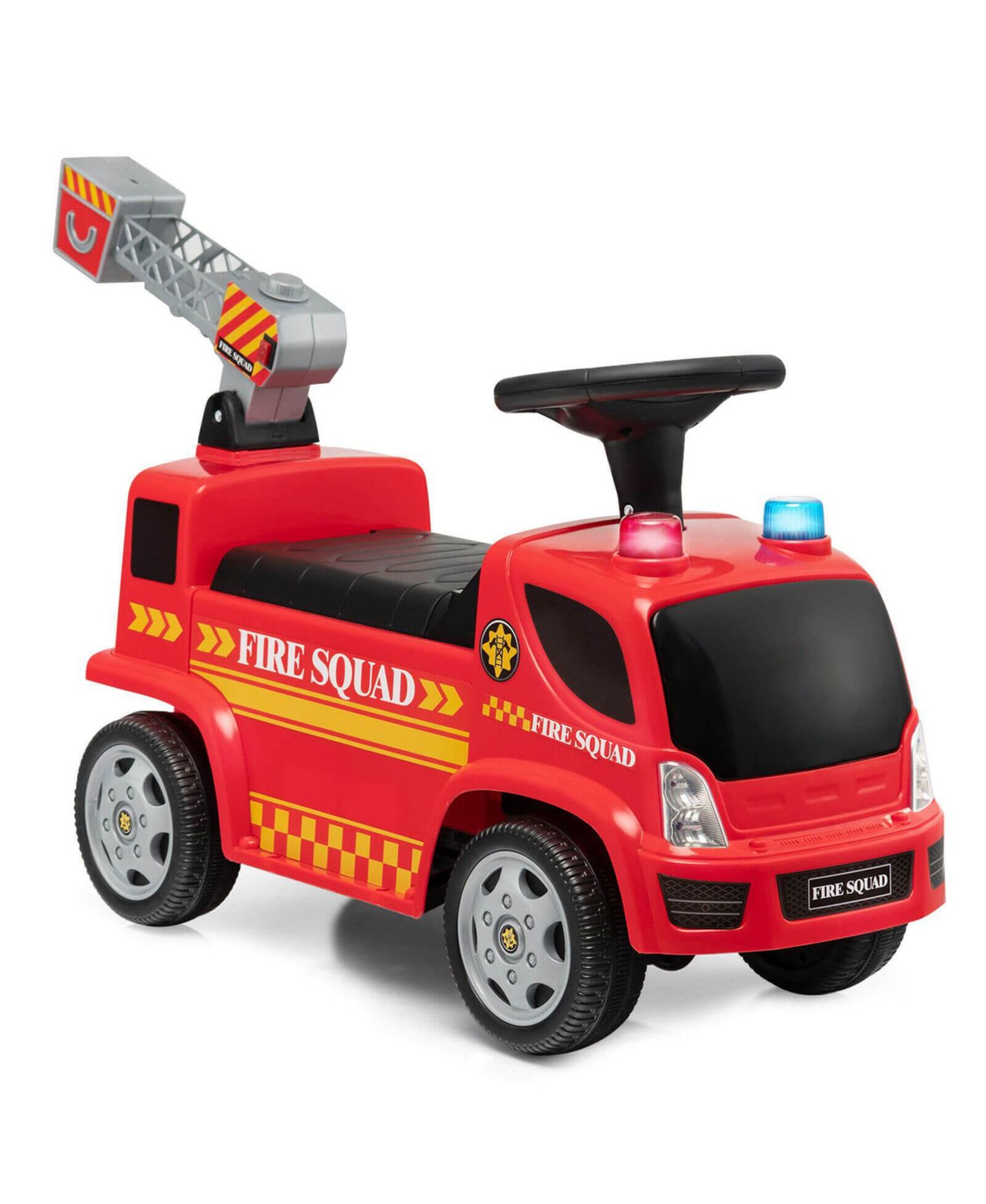 Детская игрушка Mecale Fire Truck Bubble Maker with Flashing Lights Ride-On, Ages 18-36 Months, цвет: Красный — фото 1