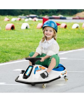 24V Electric Drifting Go Kart for Kids with 360° Spin Wireless Connection