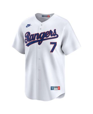 Men's Ivan Rodriguez White Texas Rangers Throwback Cooperstown Collection Limited Jersey