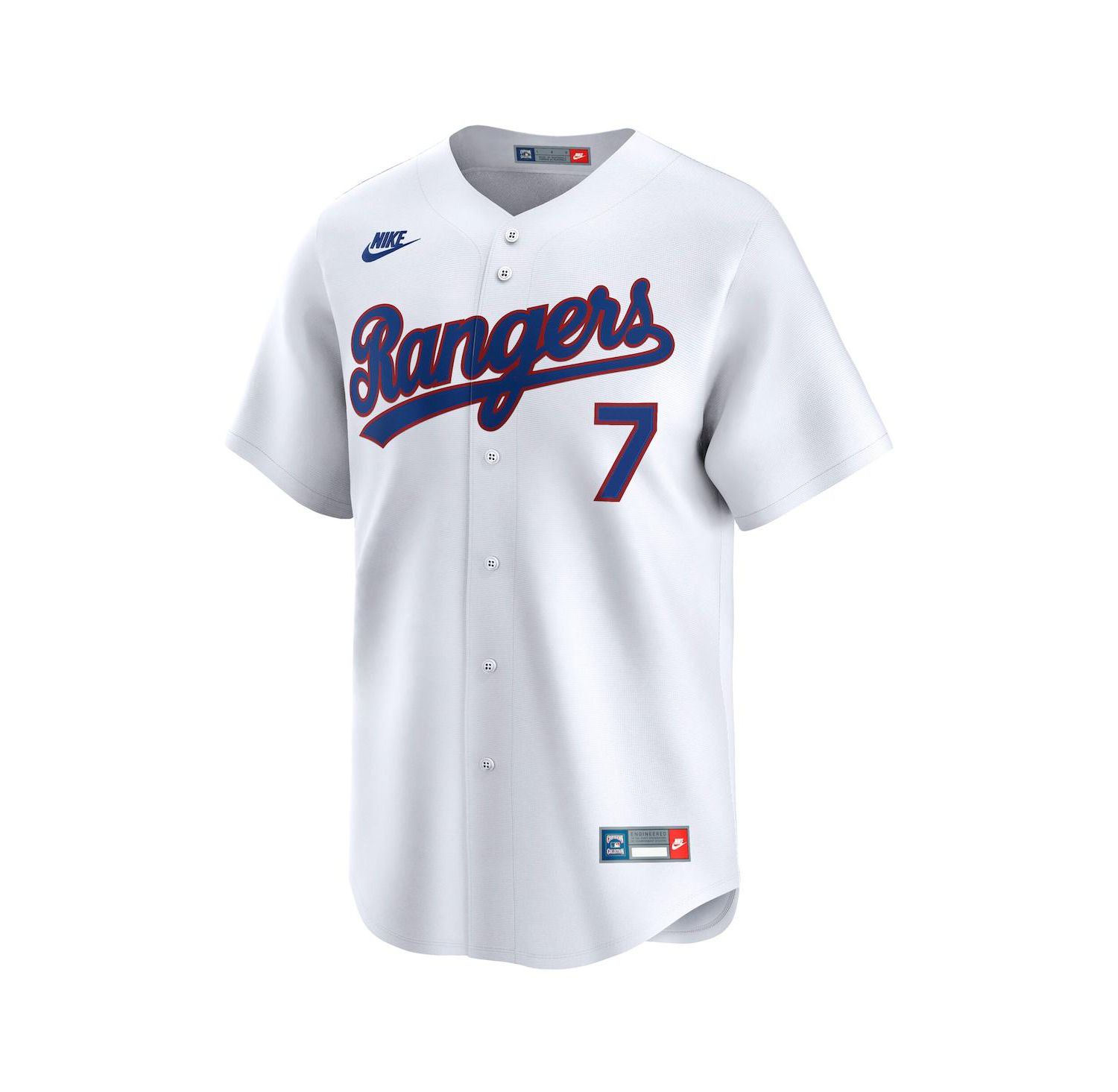 Men's Ivan Rodriguez White Texas Rangers Throwback Cooperstown Collection Limited Jersey