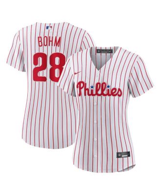 Nike - Women's Alec Bohm White Philadelphia Phillies Home Replica Jersey