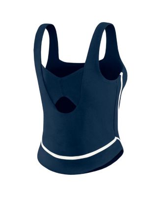 Women's Navy Houston Astros Square Neck Tank Top