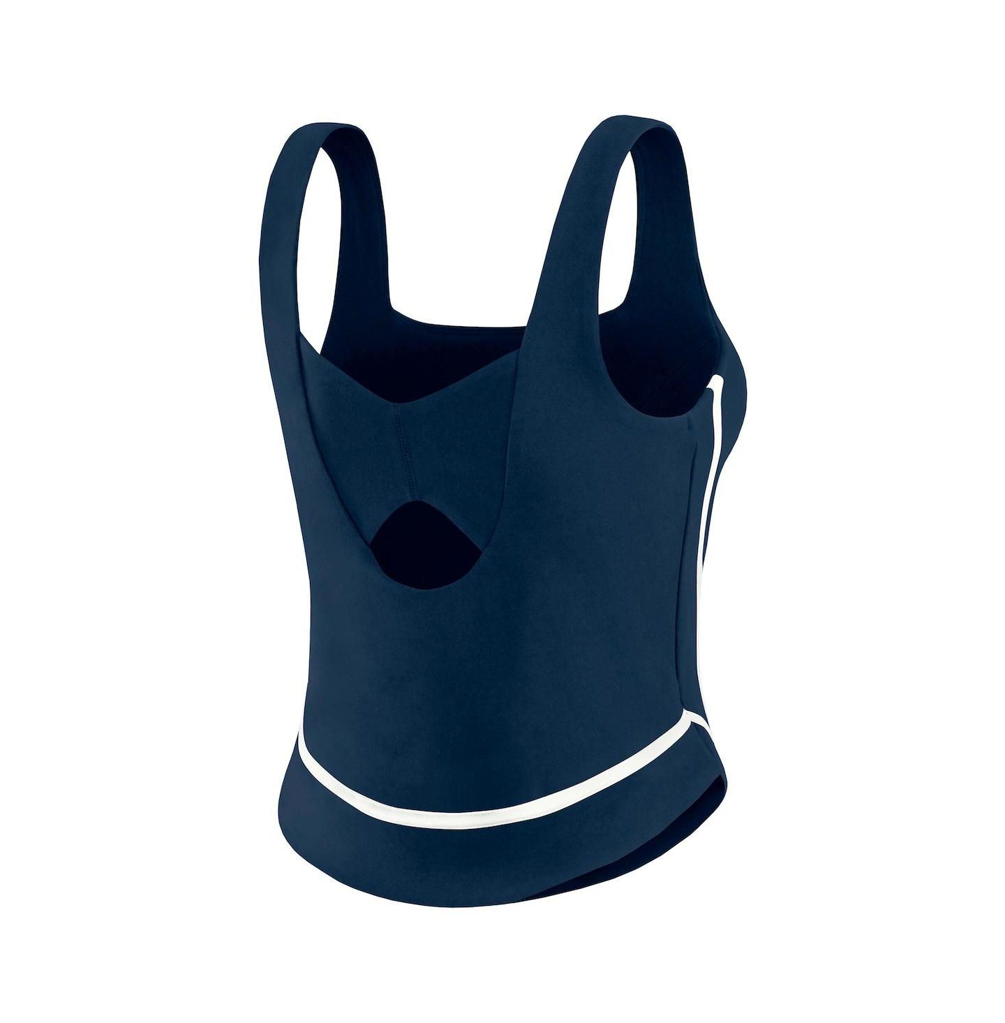 Женский топ WEAR by Erin Andrews Navy Houston Astros Square Neck — фото 2