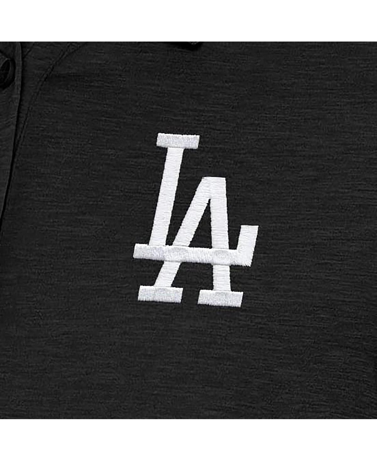 Antigua Women's Black Los Angeles Dodgers Play Through Polo Dress