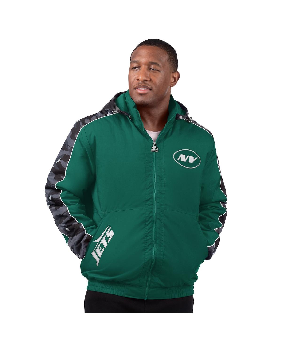 Men's Green New York Jets Thursday Night Gridiron Full-Zip Jacket - Green