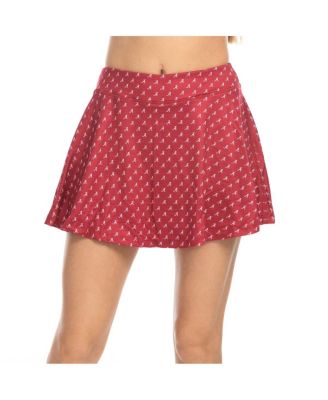 ZooZatz - Women's Crimson Alabama Crimson Tide Allover Print Flowy Skort
