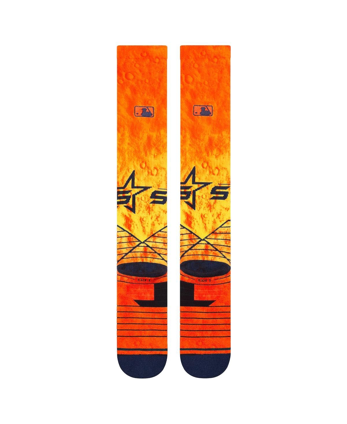 Stance Men's And Women's Orange Houston Astros 2025 City Connect Crew Socks In Multi