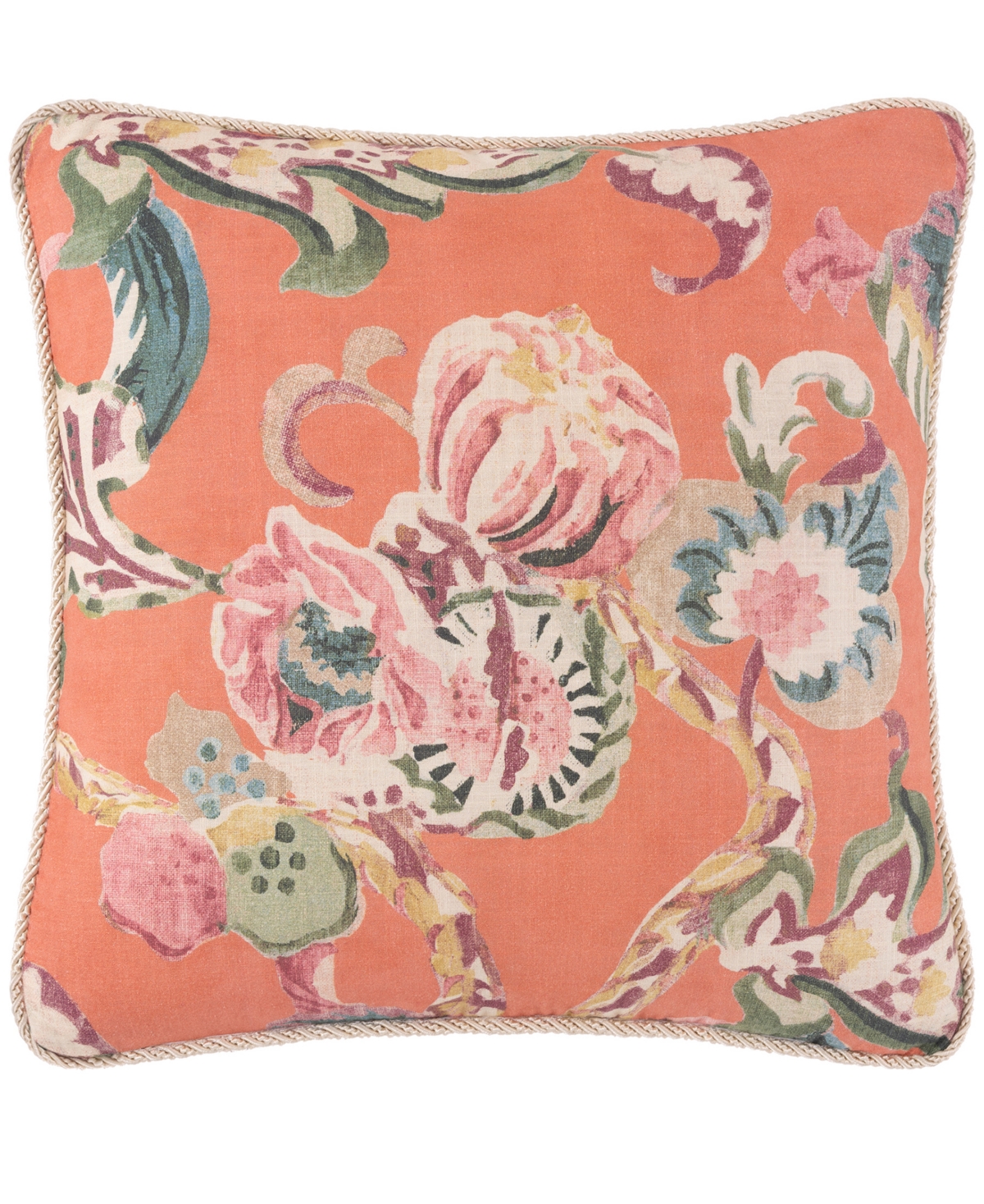 Rose Tree Cara Floral Decorative Pillow