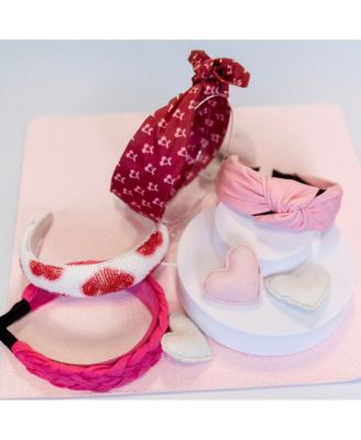 Women's Blushing Braid Headband - Hot Pink