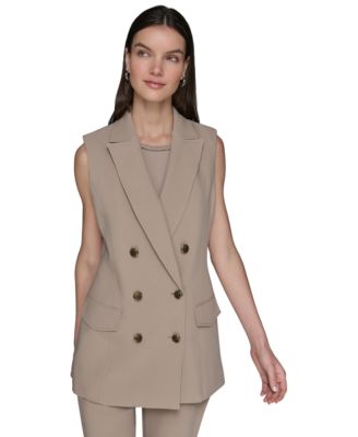 KARL LAGERFELD PARIS - Women's Double-Breasted Vest