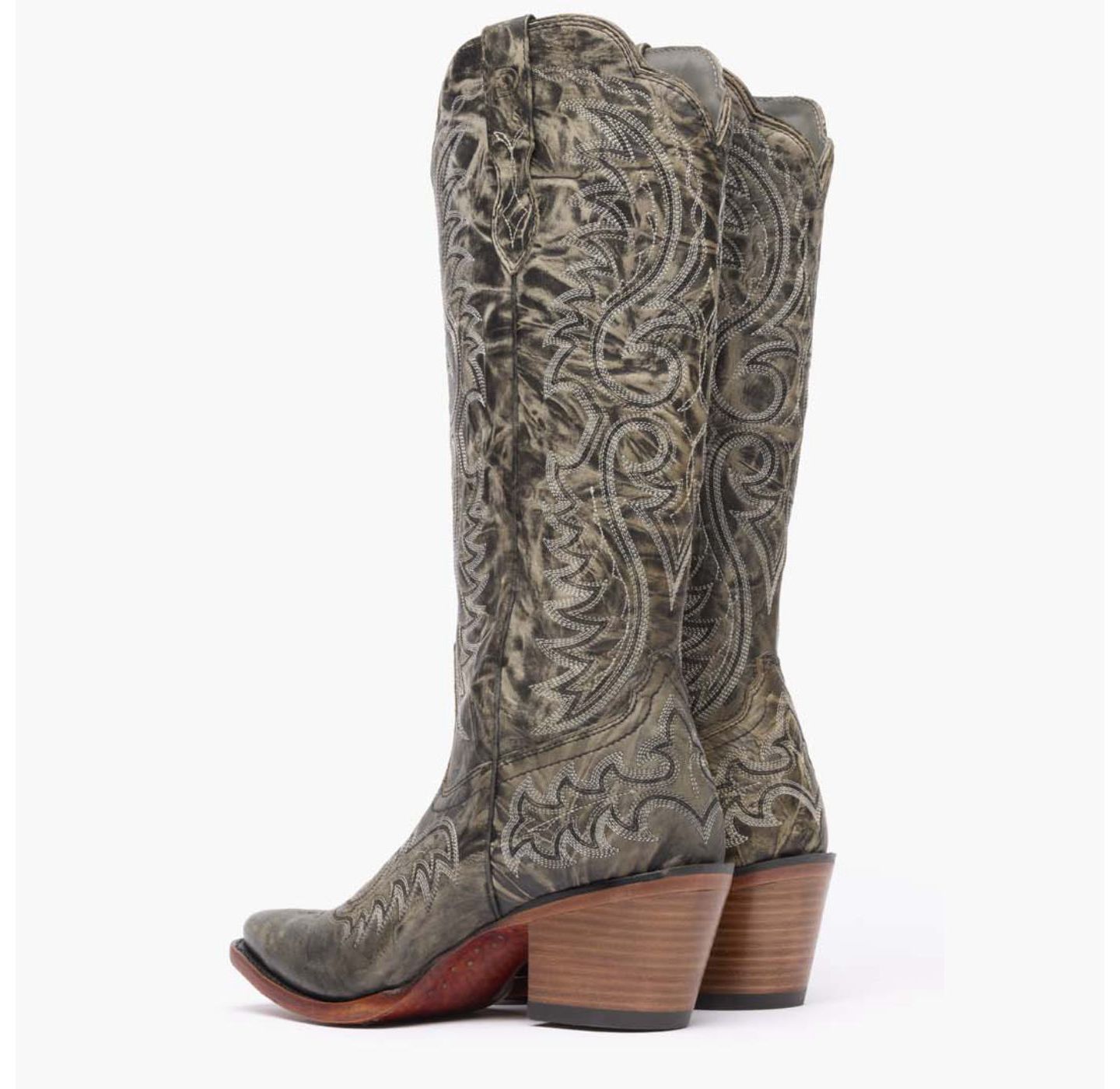 Женские ботинки Durango Crush Tall Western Boot, цвет: Графитовый — фото 4