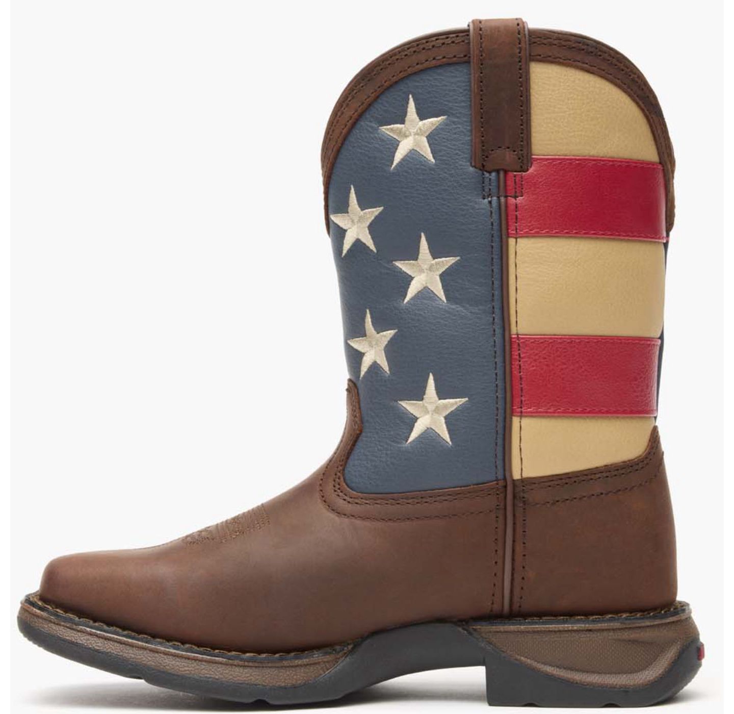 Ботинки Durango Lil' Rebel by Patriotic Western Boot для мальчиков, цвет: Коричневый — фото 5