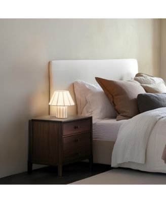 Celeste LED Lightweight Table Lamp with Resin Fabric Shade, Bulb Included (12.6")