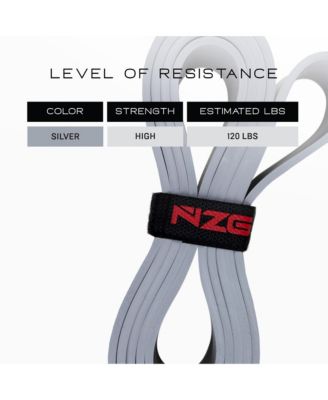 100% Latex-Free Natural Rubber Power Resistance Bands - 120lbs