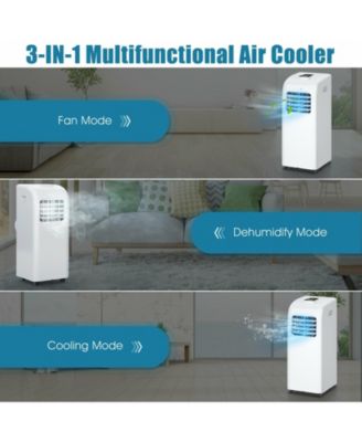 8000BTU Air Conditioner Portable, Freestanding Room AC Unit with Dehumidifier Function