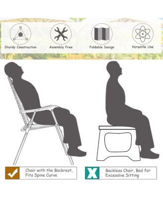 3PCS Bistro Set Conversation Set Pub Patio Outdoor w/ Folding Chairs Table