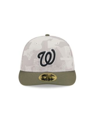Men's Light Beige/Olive Washington Nationals 2025 Armed Forces Day Low Profile 59FIFTY Fitted Hat