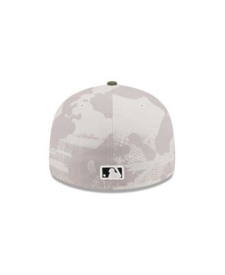 Men's Light Beige/Olive Toronto Blue Jays 2025 Armed Forces Day Low Profile 59FIFTY Fitted Hat