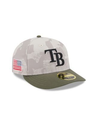 Men's Light Beige/Olive Tampa Bay Rays 2025 Armed Forces Day Low Profile 59FIFTY Fitted Hat