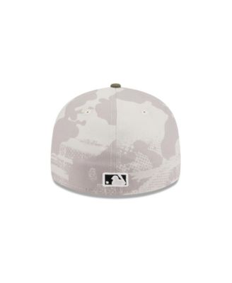 Men's Light Beige/Olive Milwaukee Brewers 2025 Armed Forces Day Low Profile 59FIFTY Fitted Hat