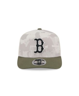 Men's Light Beige/Olive Boston Red Sox 2025 Armed Forces Day 9SEVENTY Adjustable Hat