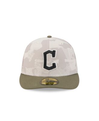 Men's Light Beige/Olive Cleveland Guardians 2025 Armed Forces Day 59FIFTY Fitted Hat