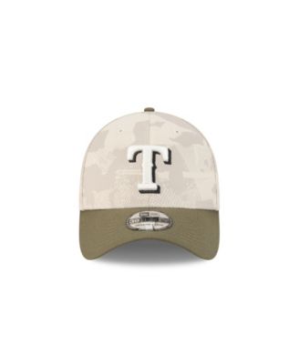 Men's Light Beige/Olive Texas Rangers 2025 Armed Forces Day 39THIRTY Flex Hat