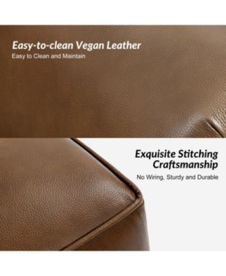 Sabina Transitional 27" Wide Ottoman with Solid Wood Legs