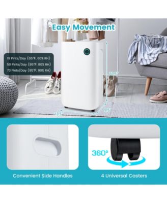 4500 Sq. Ft Dehumidifier with 5 Modes and 3-Color Indicator Light