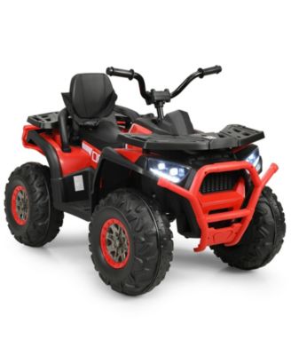 12V Kids Electric 4-Wheeler ATV with 2 Speeds and LED Lights
