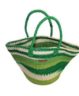 Hand Woven Sisal Market Bag with Handles