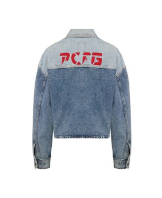 Women's Free Heaven Inside Out Blue Cotton Jacket