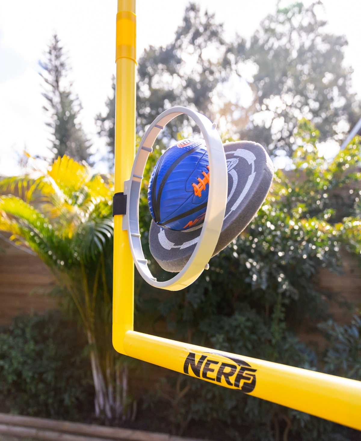 Franklin Sports Nerf Punt And Pass Football Goal Post Set