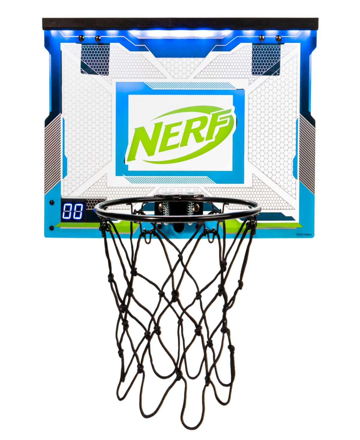 Franklin Sports Nerf Led Pro Hoop Mini Basketball Set