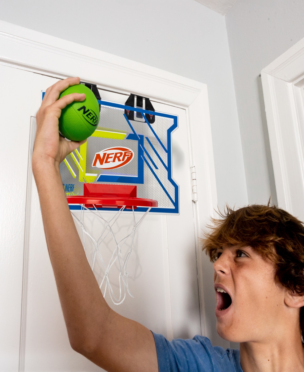 Franklin Sports Nerfoop Elite Mini Over The Door Basketball Hoop Set