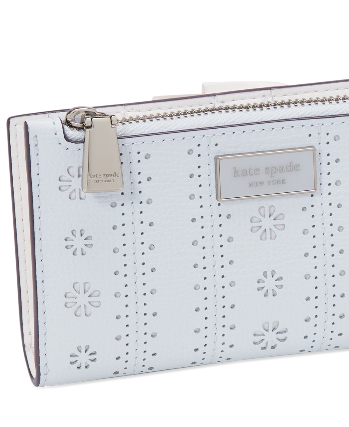 Kate Spade Devin Pointelle Leather Small Bifold Wallet