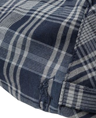 Men's Plaid Flat Cap