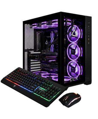 SET Liquid Cooled Gaming Desktop Computer, Intel Core i9-14900KF 3.2GHz, 64GB RAM, 2TB SSD + 6TB HDD, NVIDIA GeForce RTX 5070 12GB, Windows 11