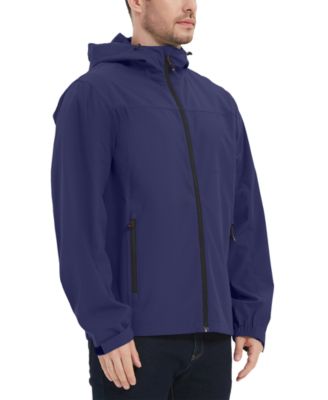 Men's All-Season Lightweight Stretch Hooded Rain Jacket