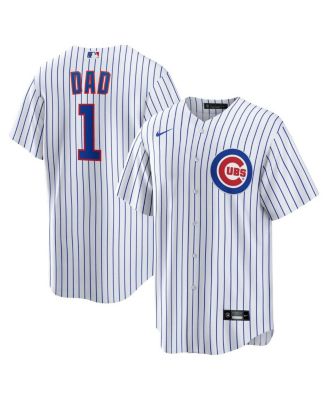 Nike - Men's&nbsp;White Chicago Cubs 1 Dad Home Replica Jersey