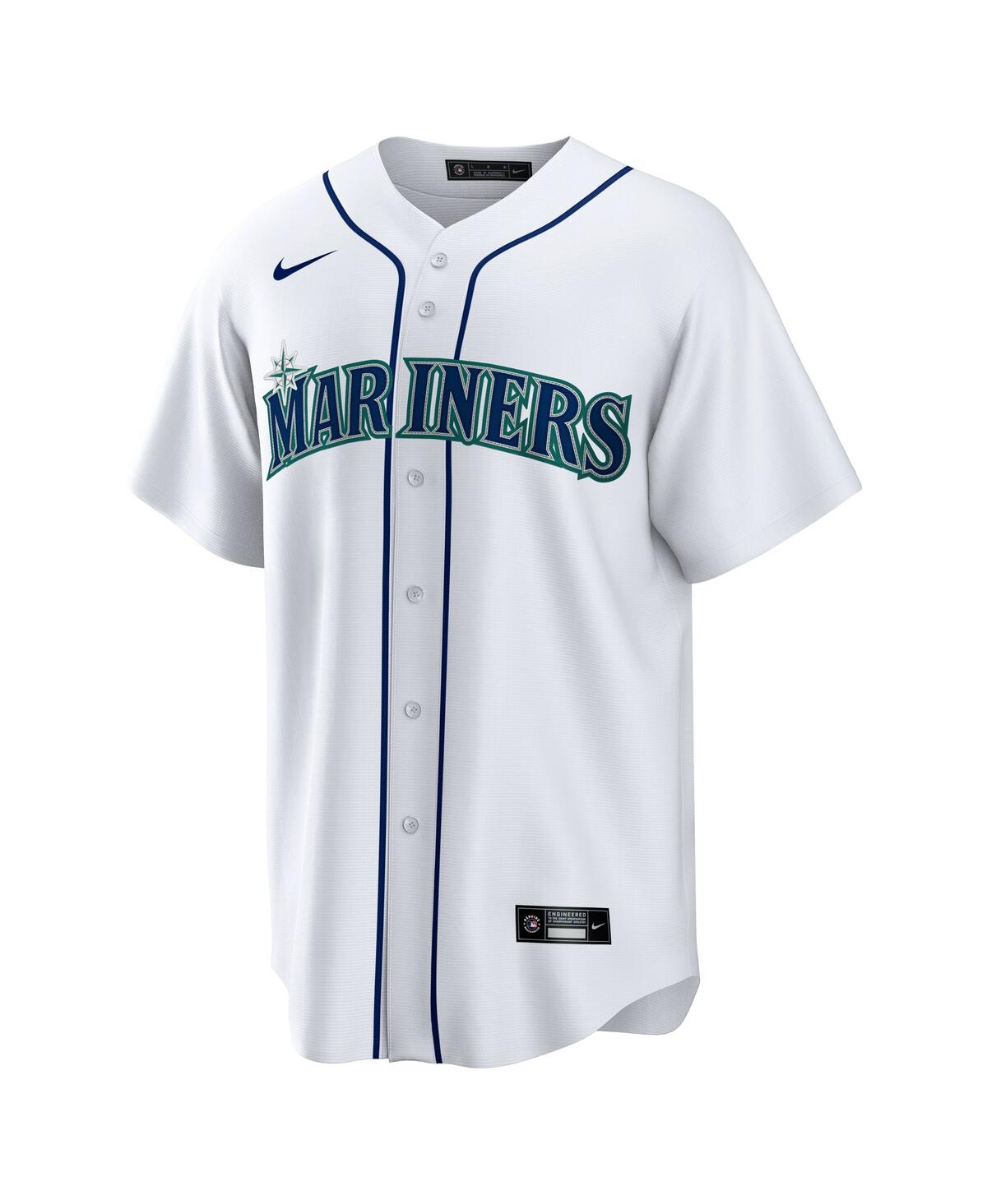 Nike Men's White Seattle Mariners 1 Dad Home Replica Jersey