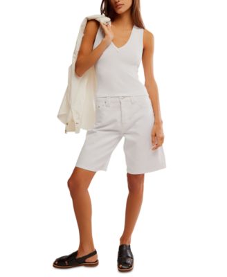 Free People - Women's Montana High-Rise Cotton Shorts