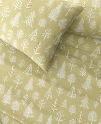 Lodge Print Ultra-Soft Turkish Cotton Flannel Sheet Set