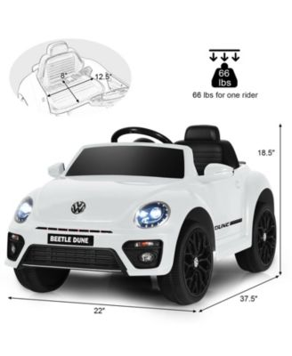 12V Kids Ride-On Car with Remote Control and Lights