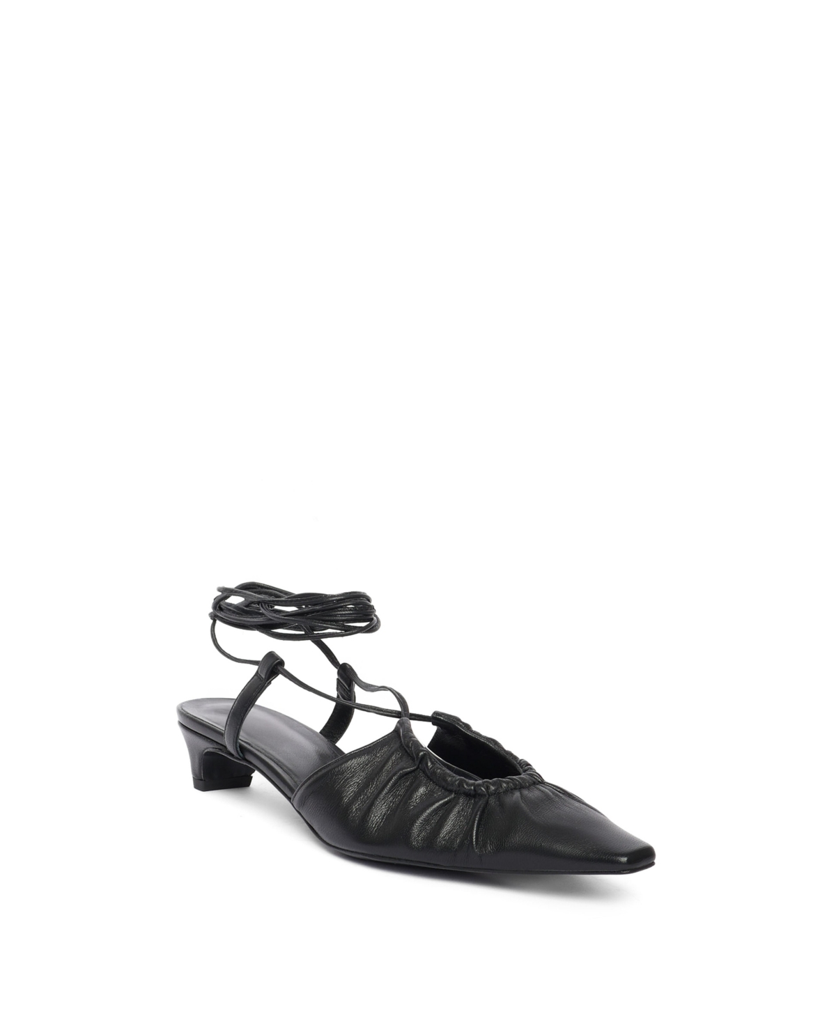 Rafael Key-Hole Mule Pump - Brown suede