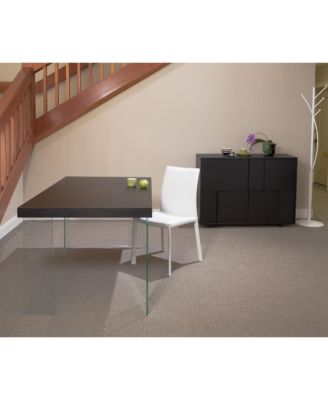 Set of 2 Dining Side Chairs with Padded Seats