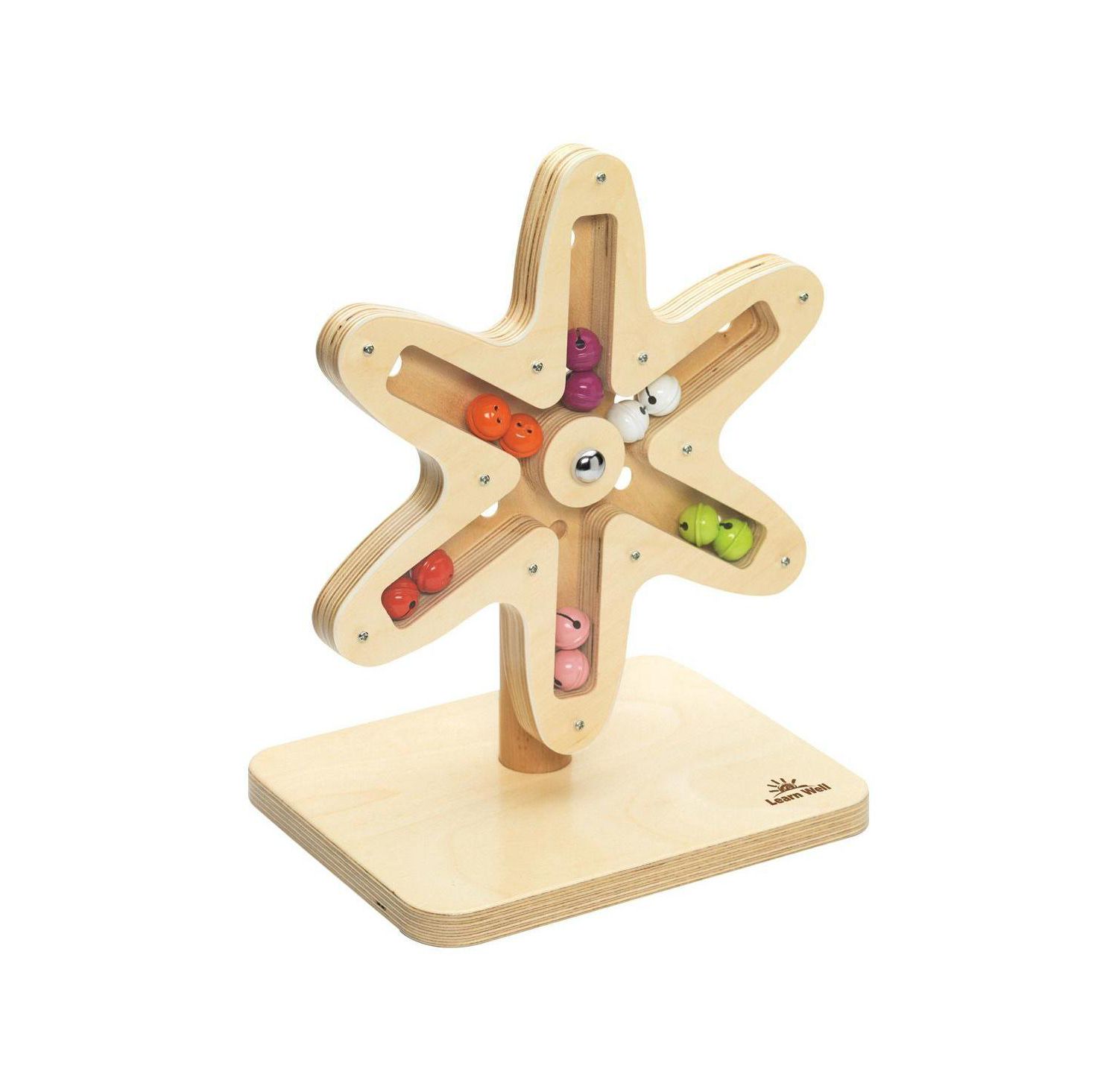 Rotating Bell Flower Cause and Effect Toy