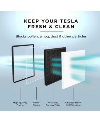 Cabin Air Filter Replacement Compatible with Tesla Cybertruck - H13 HEPA Filter with Activated Carbon