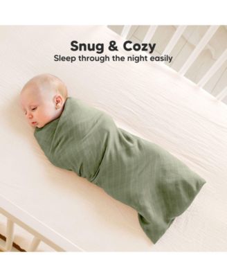 4pk Muslin Swaddle Blankets for Baby Boys, Girls - Baby Blankets, Swaddles for Newborns